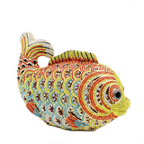 Fish rhinestone bag